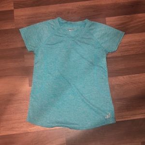 blue sports t-shirt
